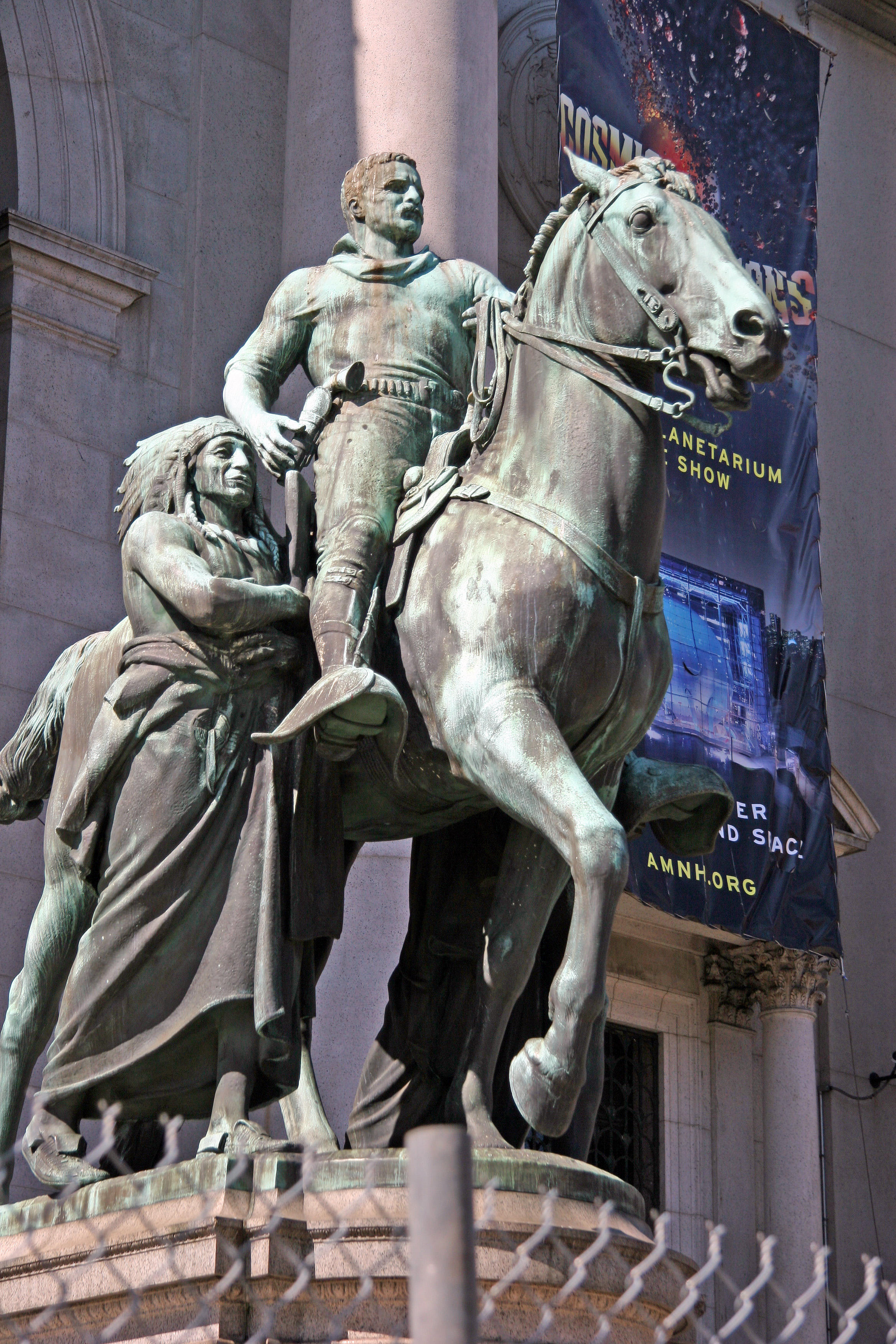 Theodore Rooselvelt on Horseback - Museum of Natural History