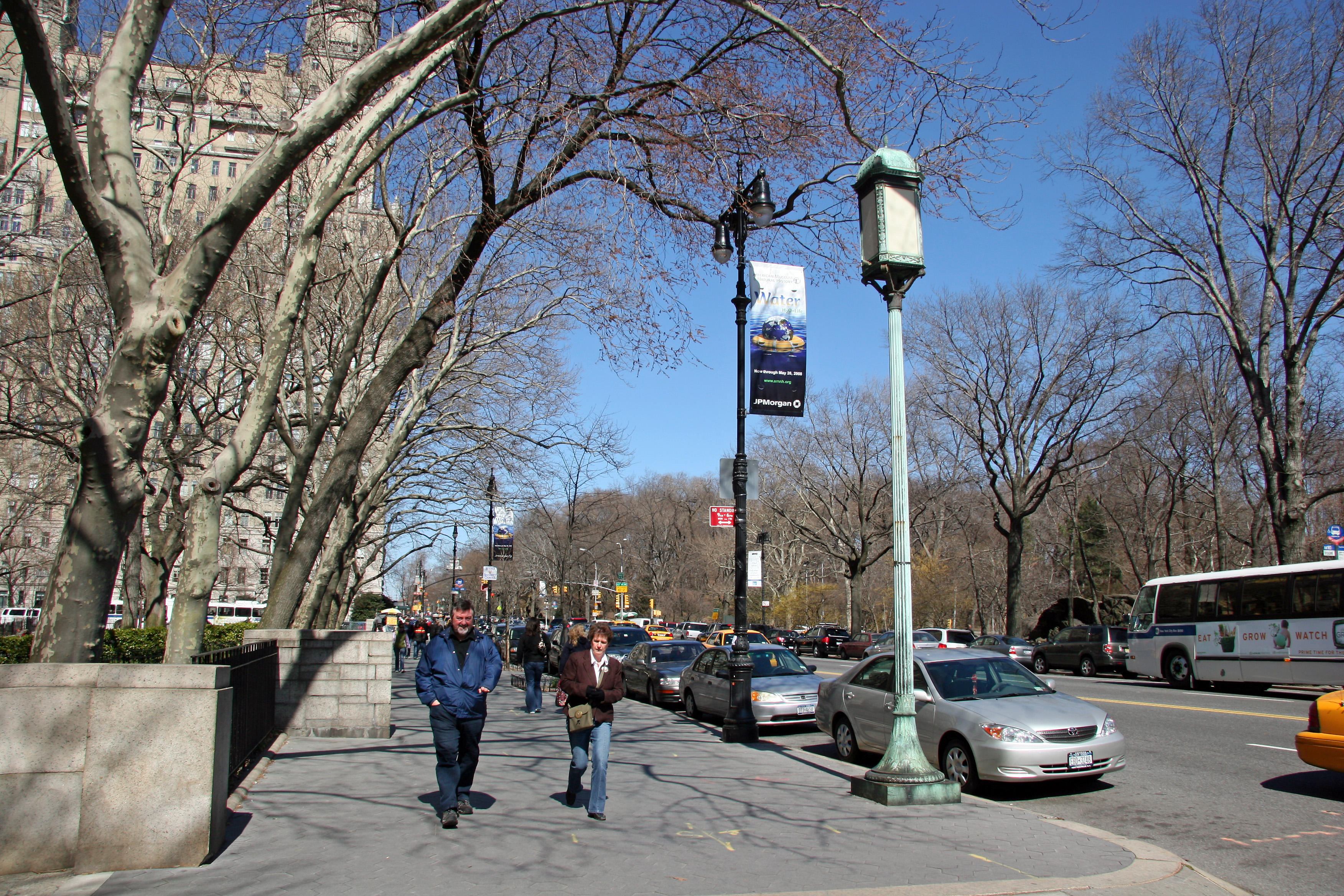 Uptown View from the Theodore Rooselvelt on Horseback - Museum of Natural History