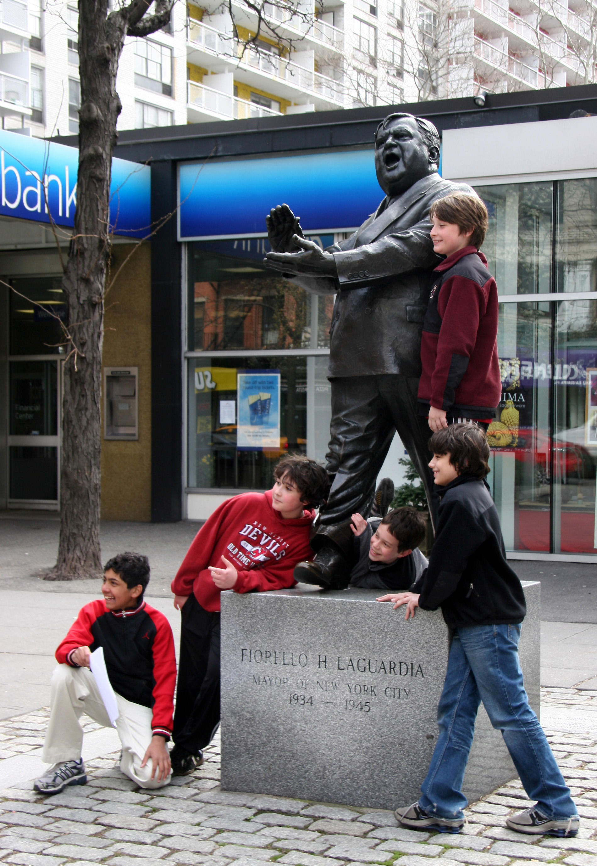 Relating to Mayor LaGuardia Statue