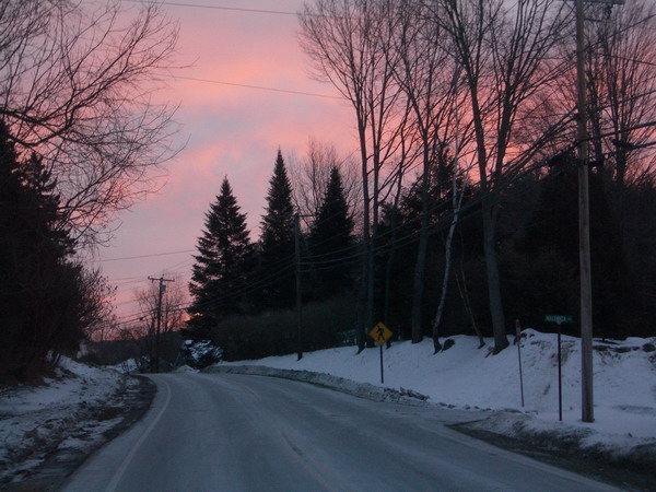 Early Winter Morning - Greensboro Rd.