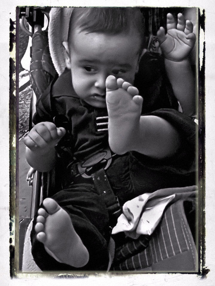 head, hands and feet....
