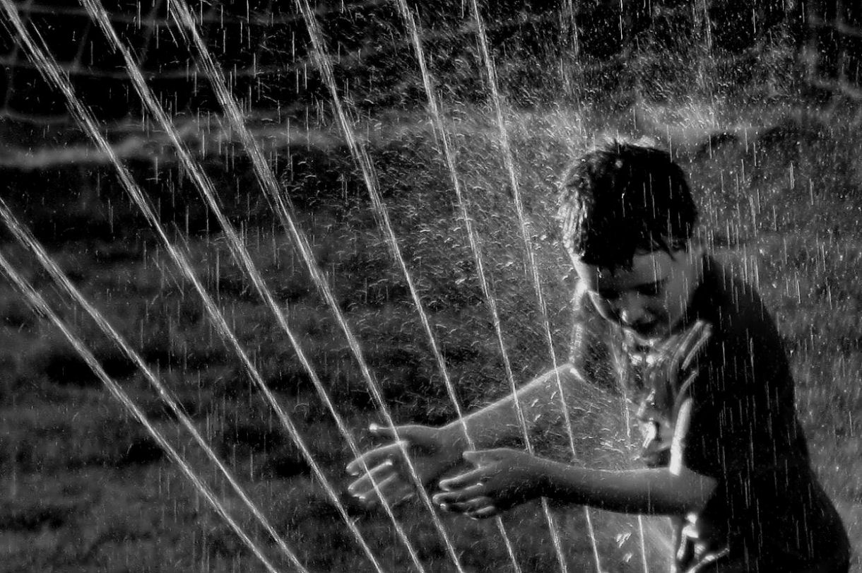 The water harp player