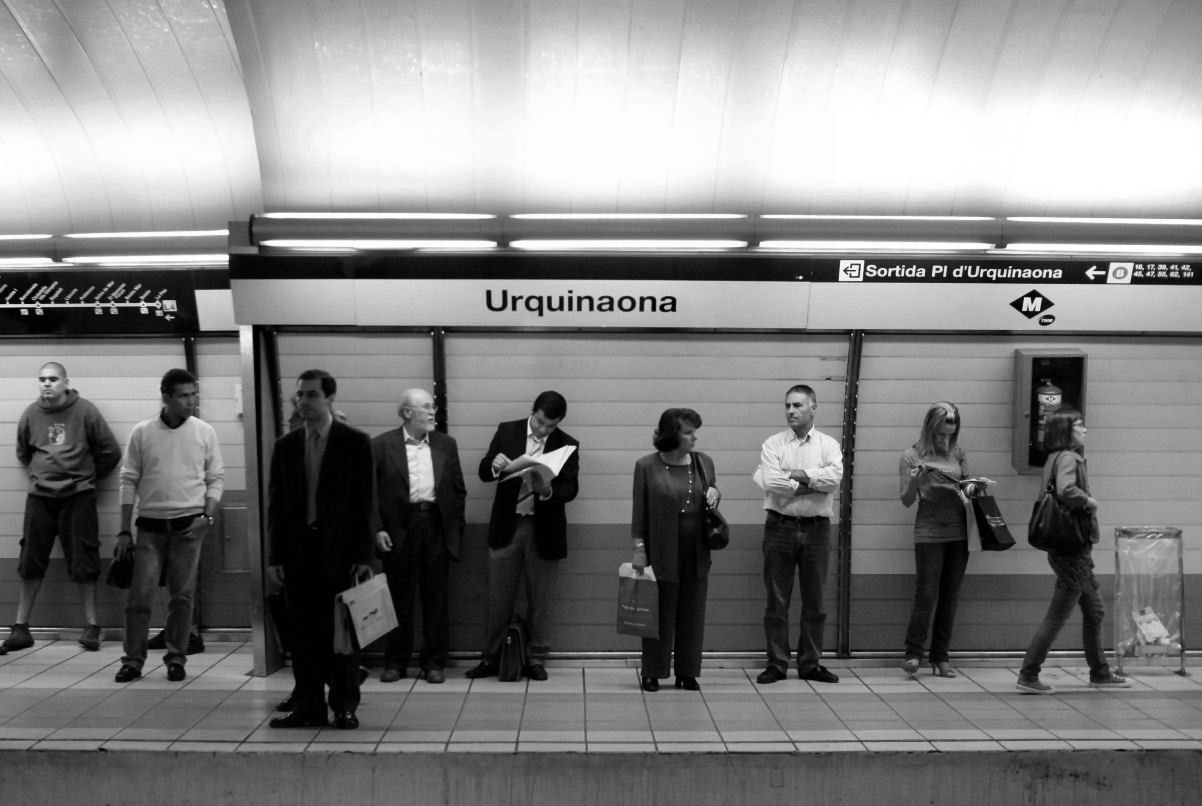 metro station