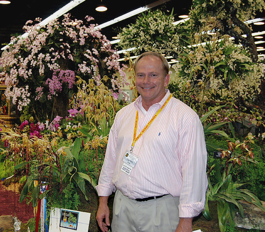 Frank Smith in front of his wonderful display