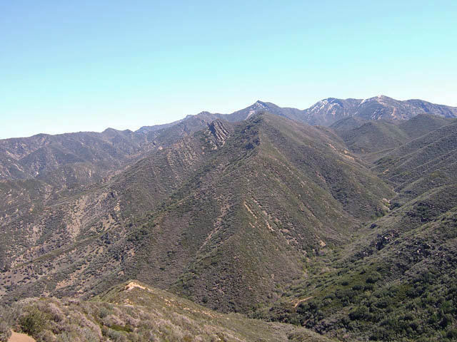 Topa at Right and Trail to Rose Valley