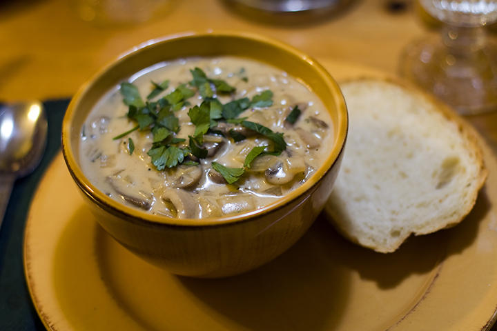 Mushroom & Sherry Soup