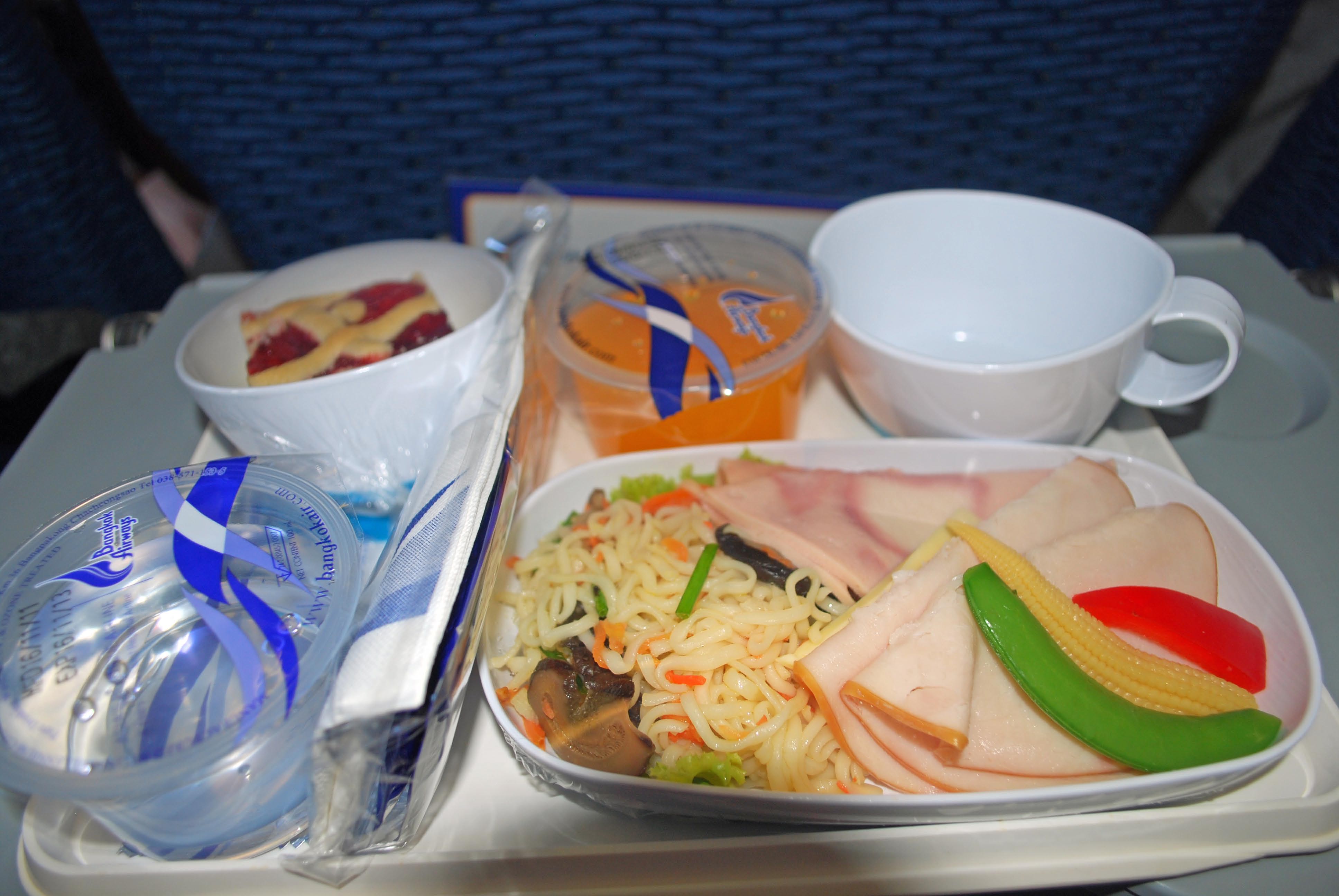 Bangkok Air delicious inflight meal