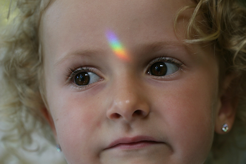 Rainbow girl