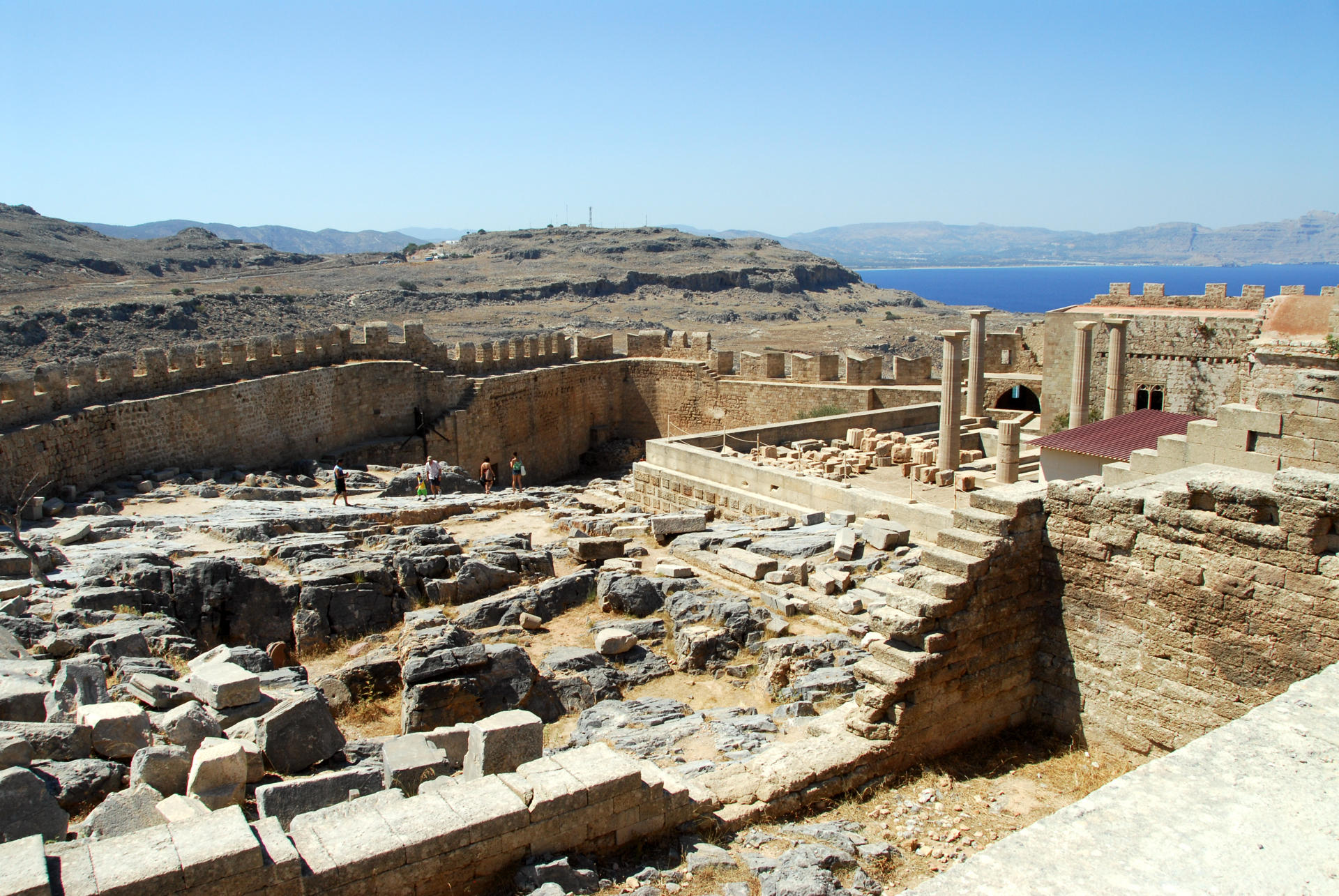 The acropolis at Lindos