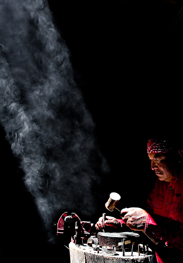 Navajo Silversmith 3