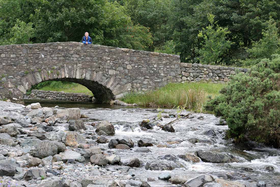 Jen on the bridge