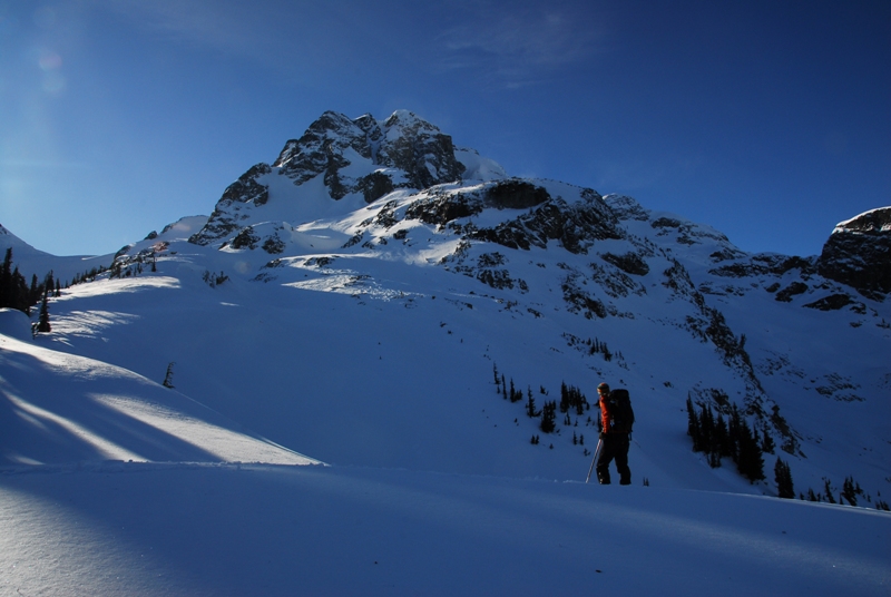 Sking up in the Cerise Creek area