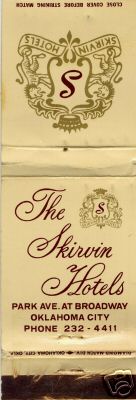 OK Oklahoma City Skirvin Matchbook b.jpg
