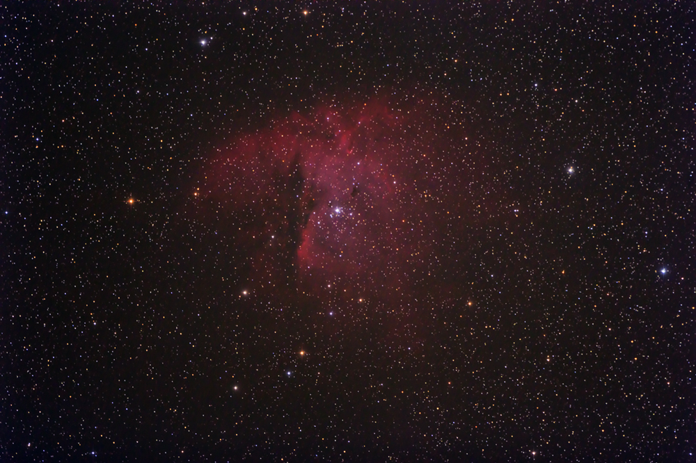 NGC 281 Sh2-184 The Pacman Nebula with Open Cluster IC 1590