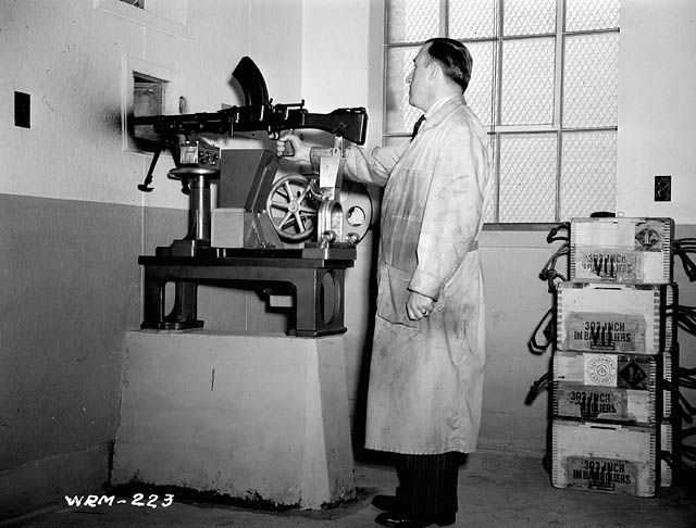 Test firing Bren