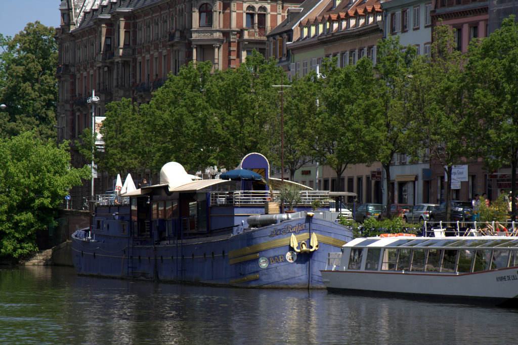 Barge in Strasbourg