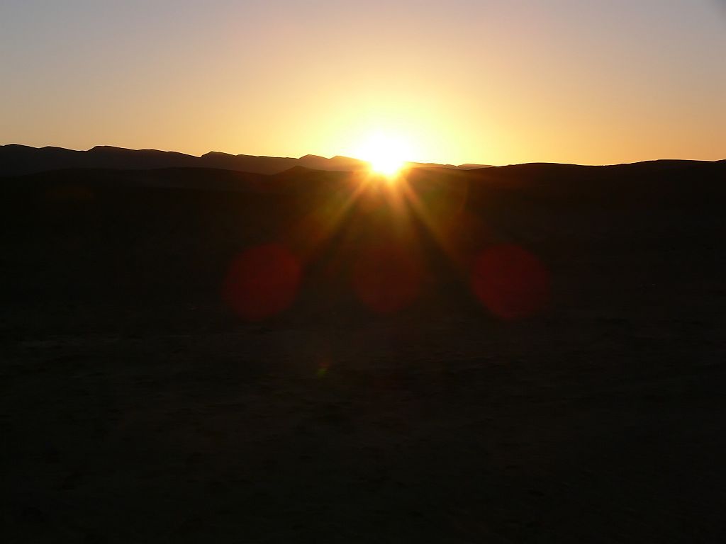 Sunrise in the Sahara