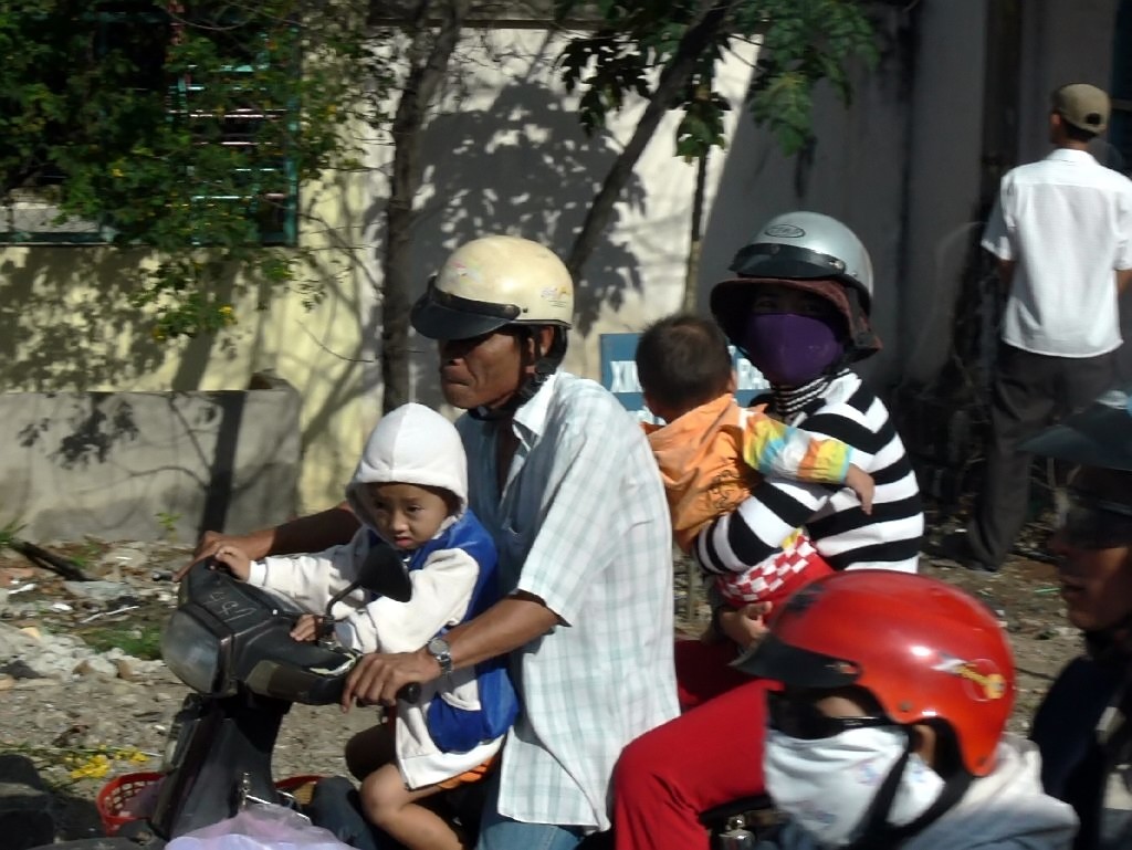 The Most Ive Seen is 5 on a Scooter