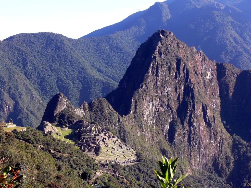 Machu Picchu from About Half Way Up the Sun Gate Trail