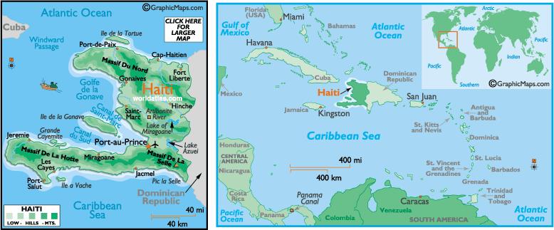 Haiti map