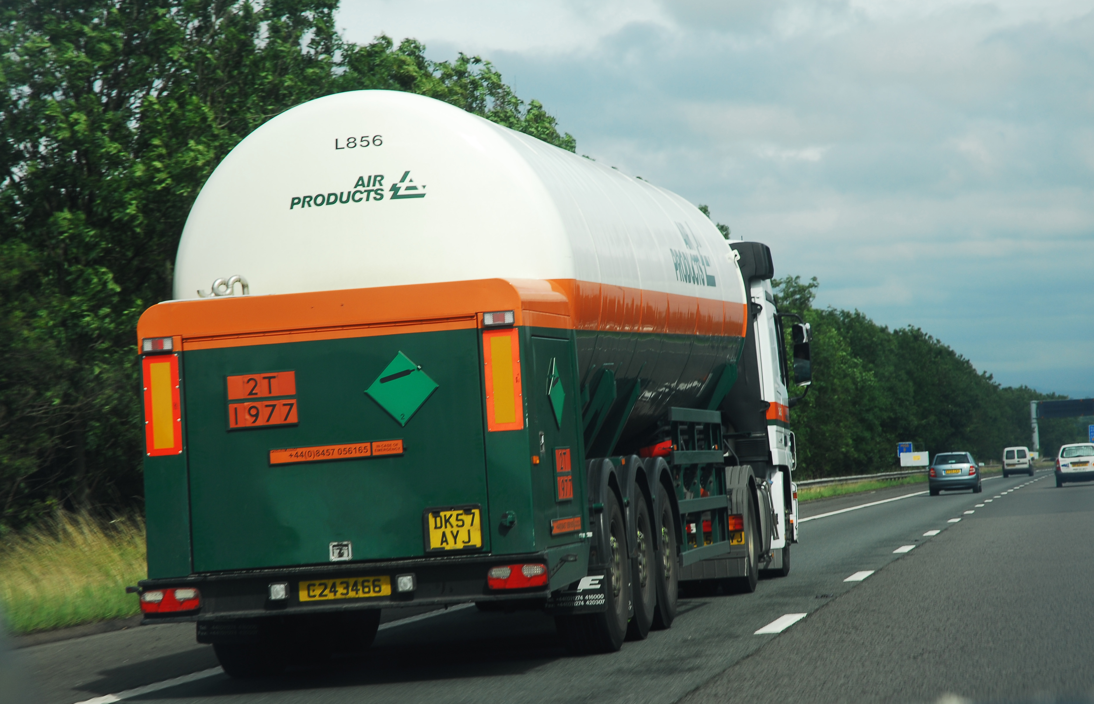 Air Products Tanker on the Motorway 8 x 10 inch Photo Print  4.99