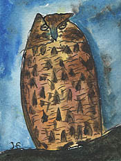 ACEO Owl SOLD