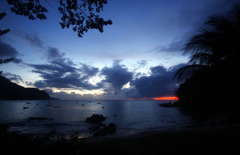 Castara sunset