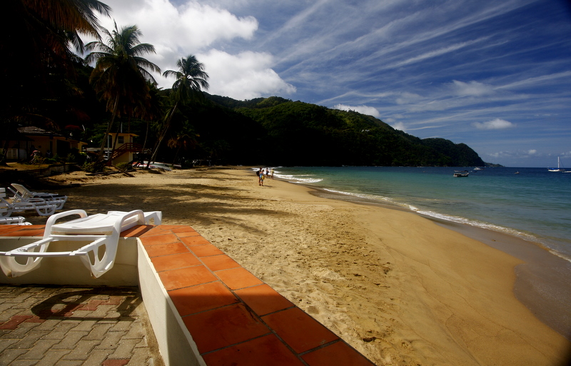 beach at Castara