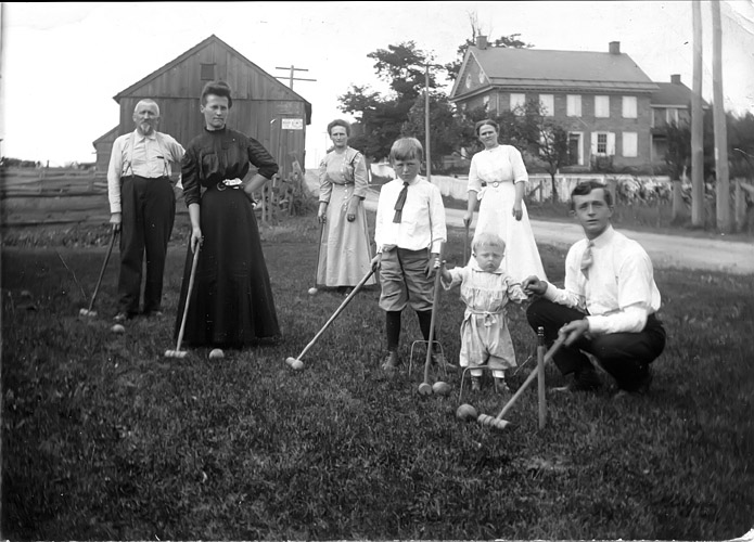 Croquet game in Lyons Station, PA