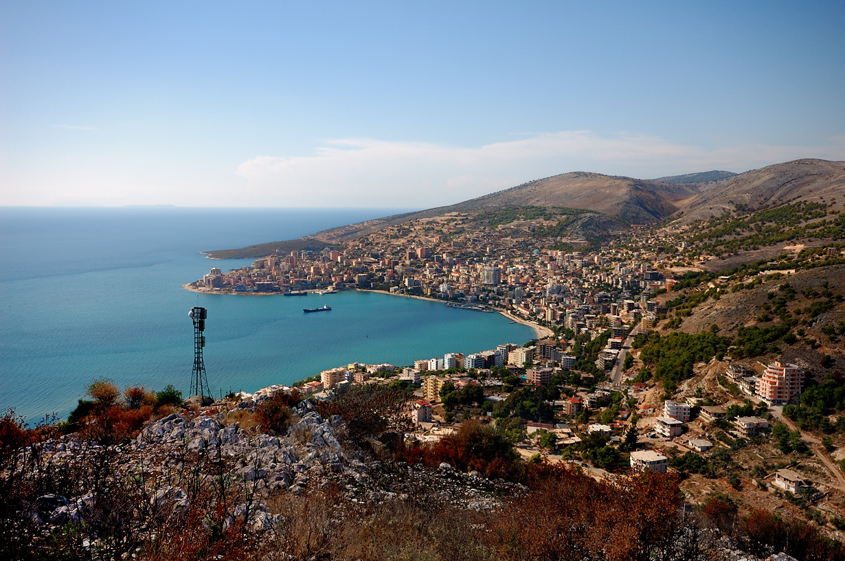 View from Lekuresi Castle outside of Saranda