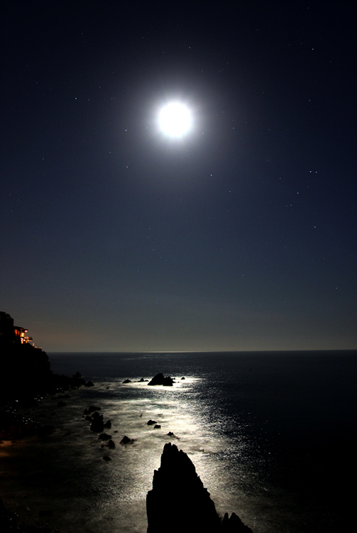 Moon at Corona Del Mar