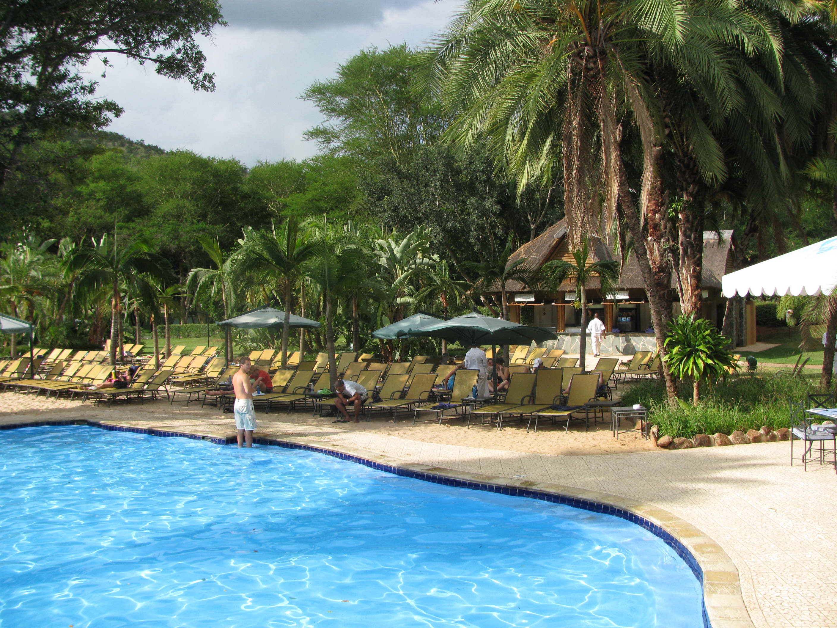 One of the pools at Sun City