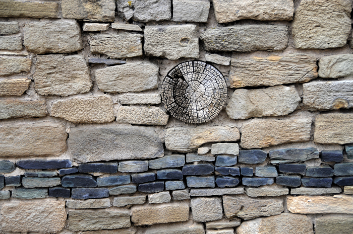 Rock Wall at the Aztec Ruins NM