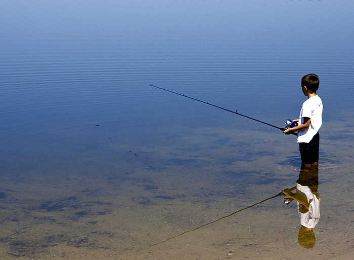 A Young Boy's Summer Vacation