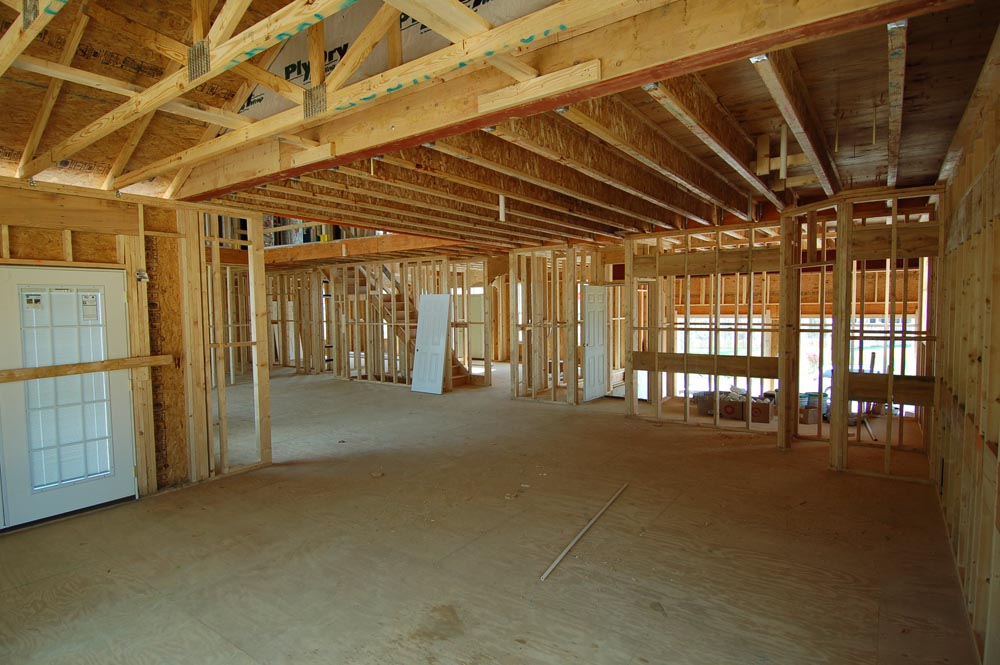 From morning room towards the kitchen