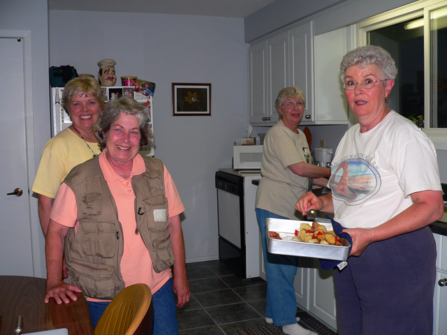 The last evening that the 5 of us were together. 