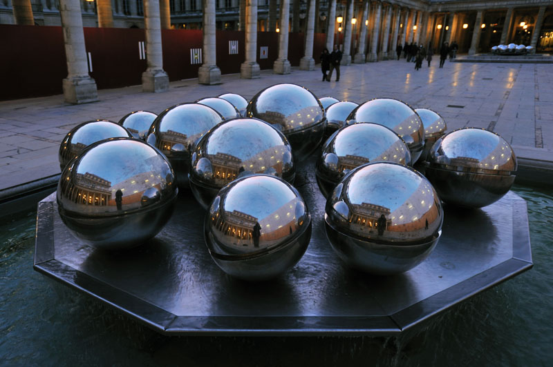 In the garden of the Palais Royal