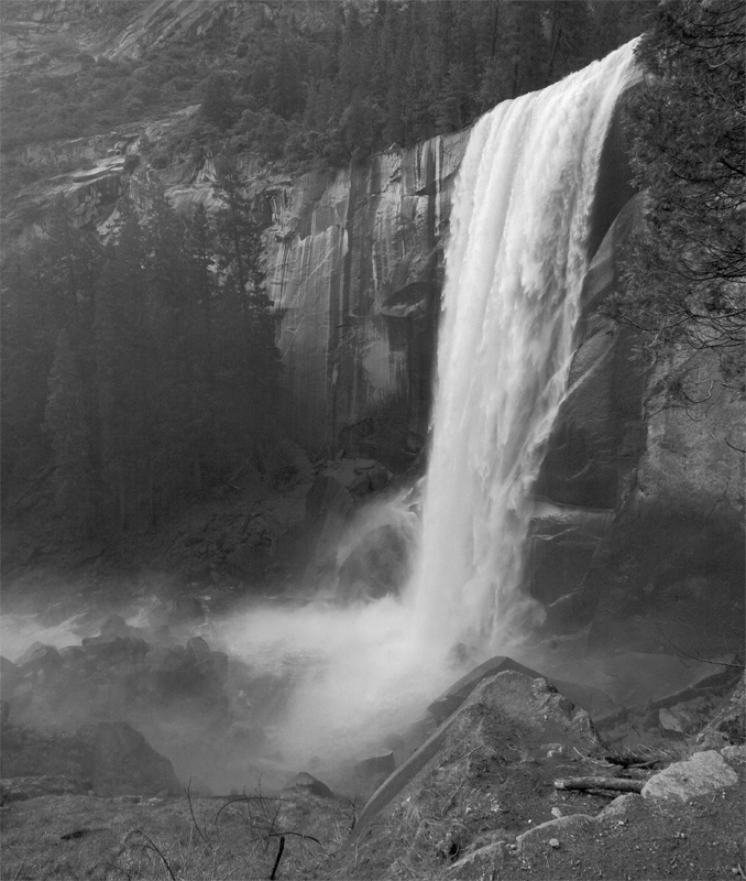 Vernal Falls Black and White.jpg