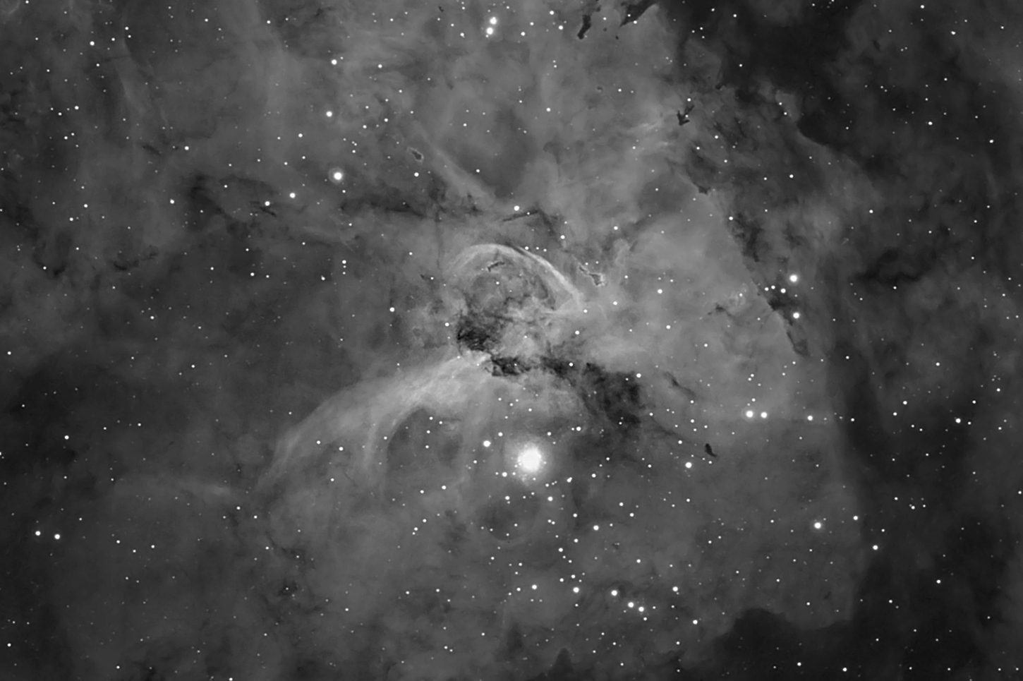 Eta Carina Halpha crop