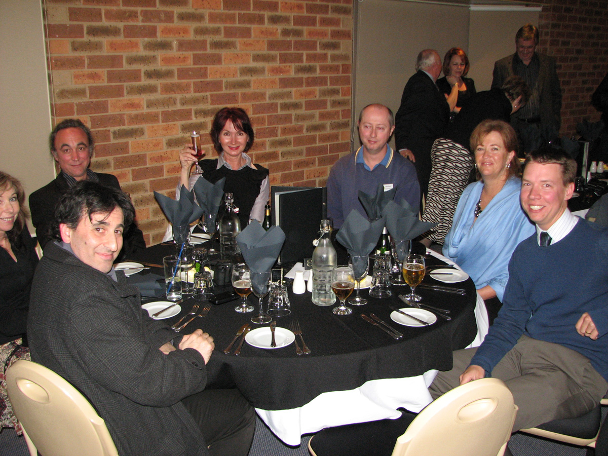 Our table - got on like a scope on fire!