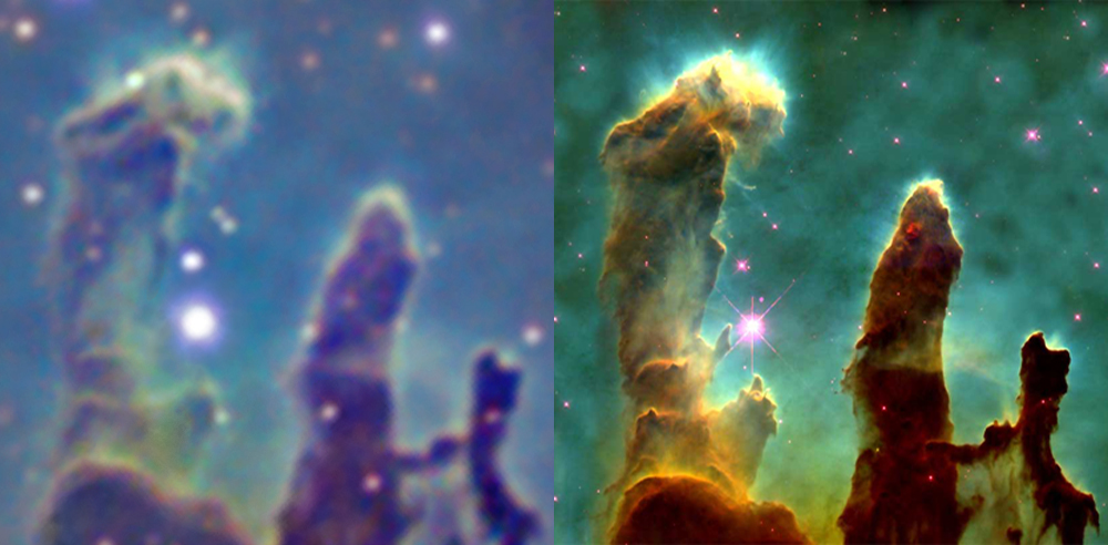 Pillars of Creation comparison