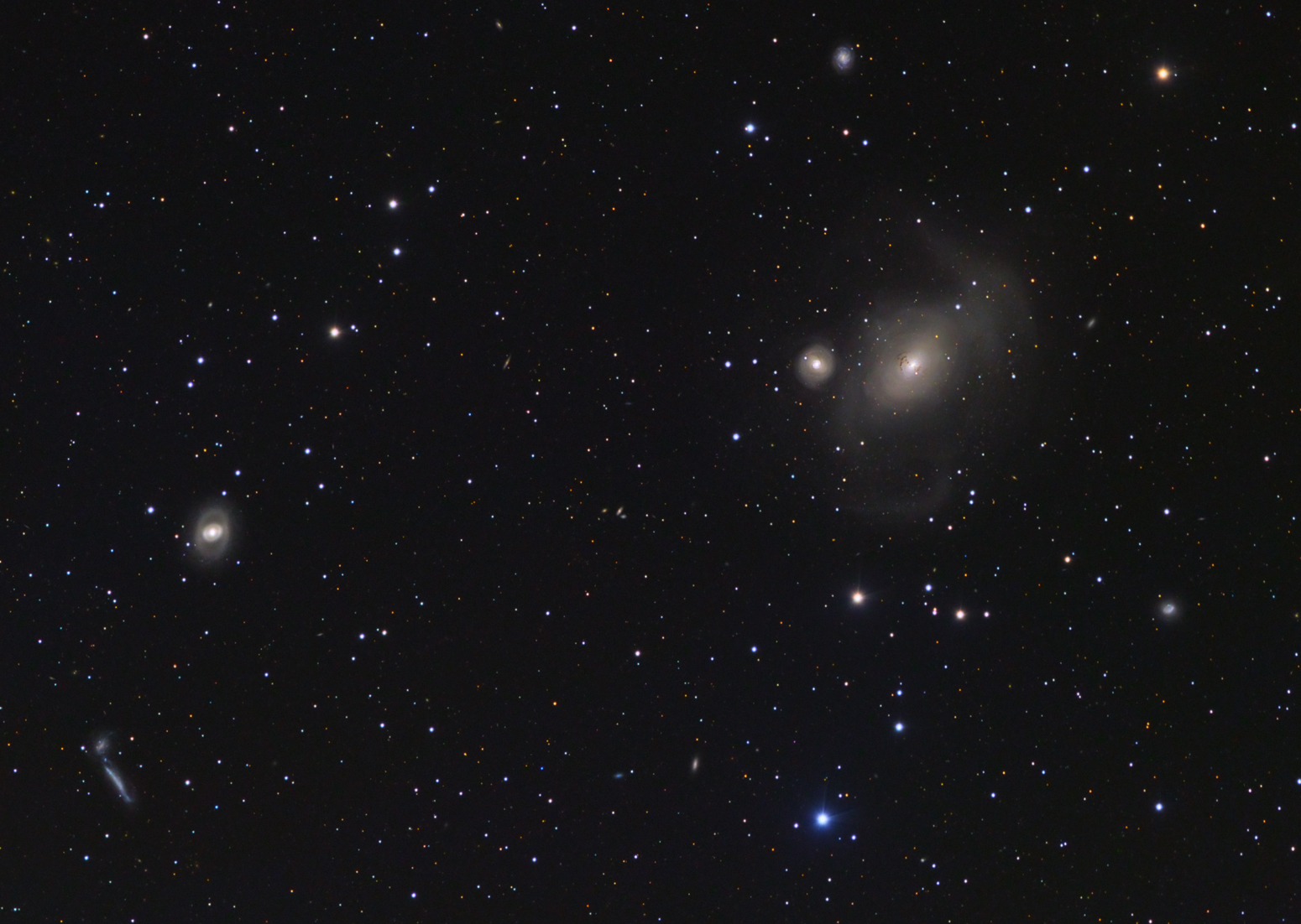 NGC 1316 galaxy group in Fornax
