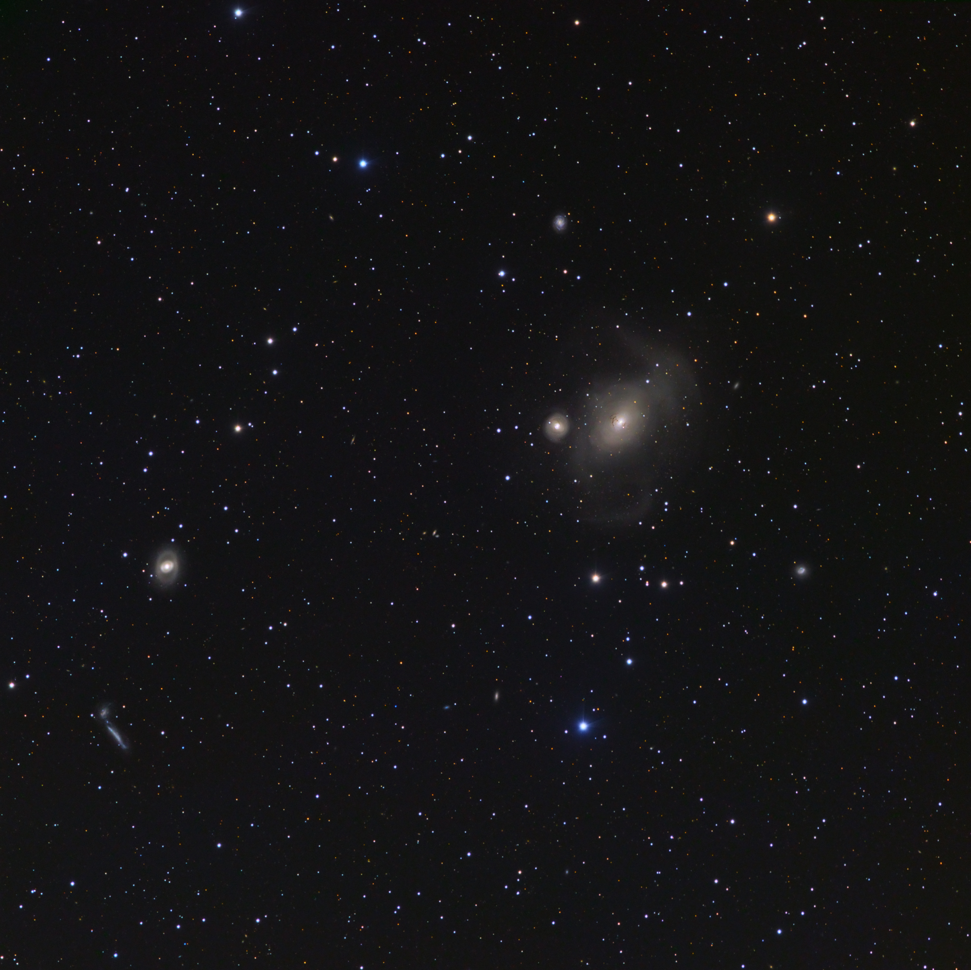 NGC 1316 Galaxy Group full frame (50% res)