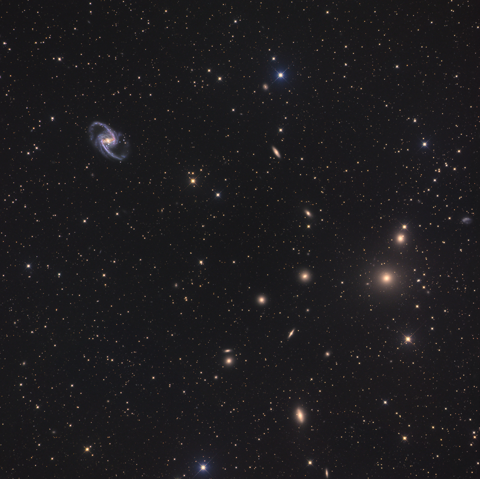 Fornax Galaxy Cluster