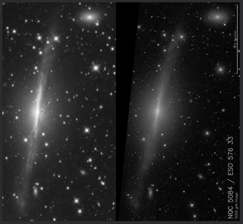 NGC 5084 Comparison with SDSS