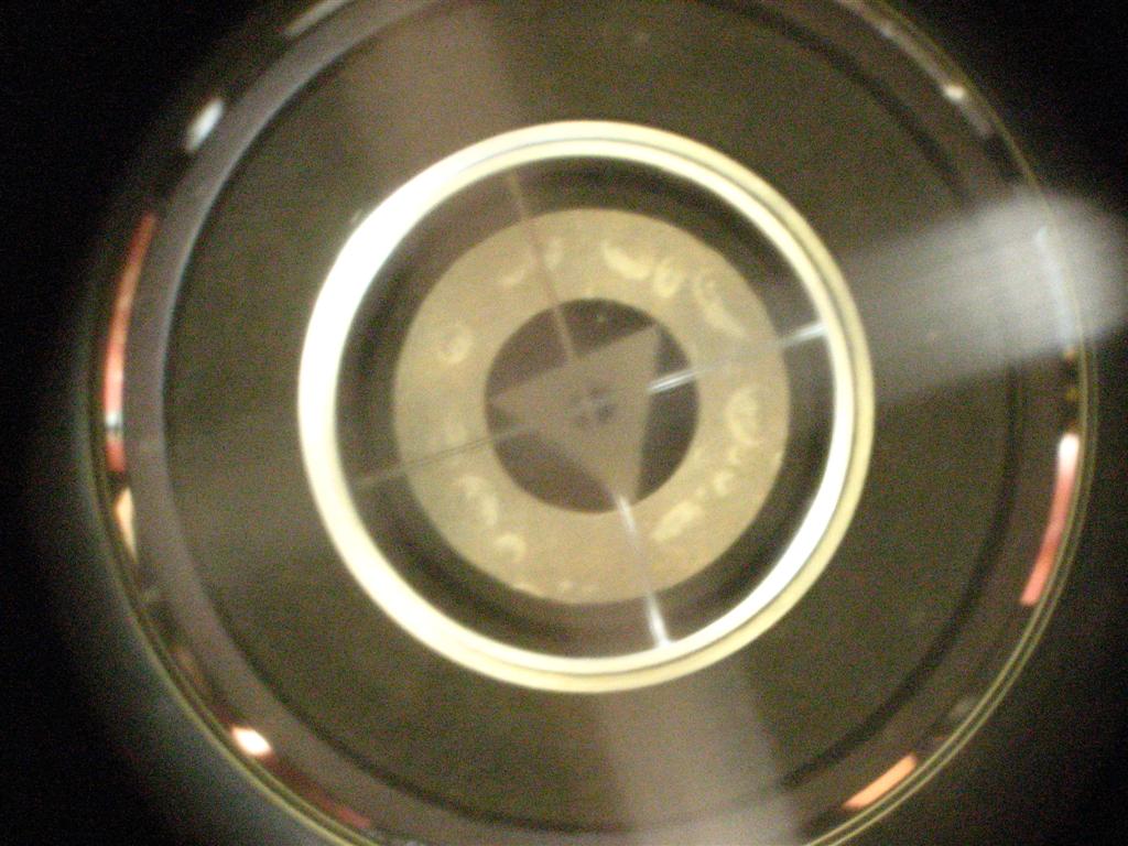 View through TELECAT after main mirror adjustments