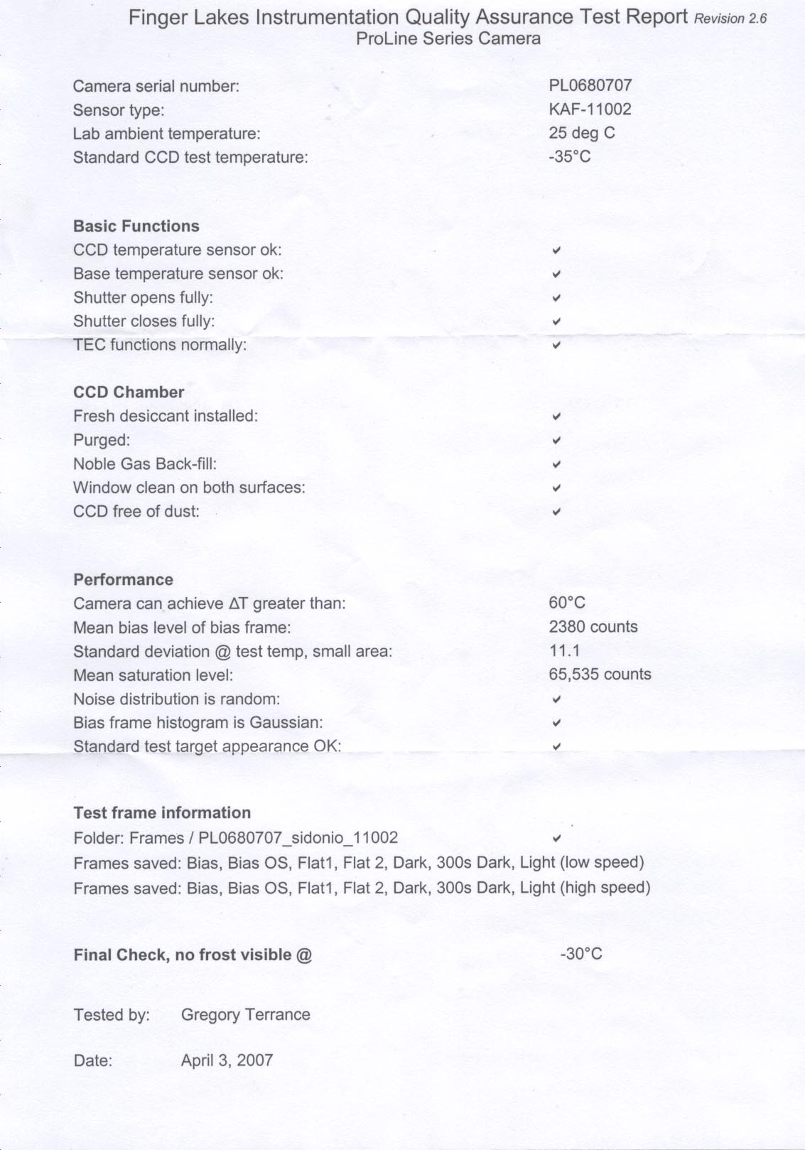 PL11002 test data