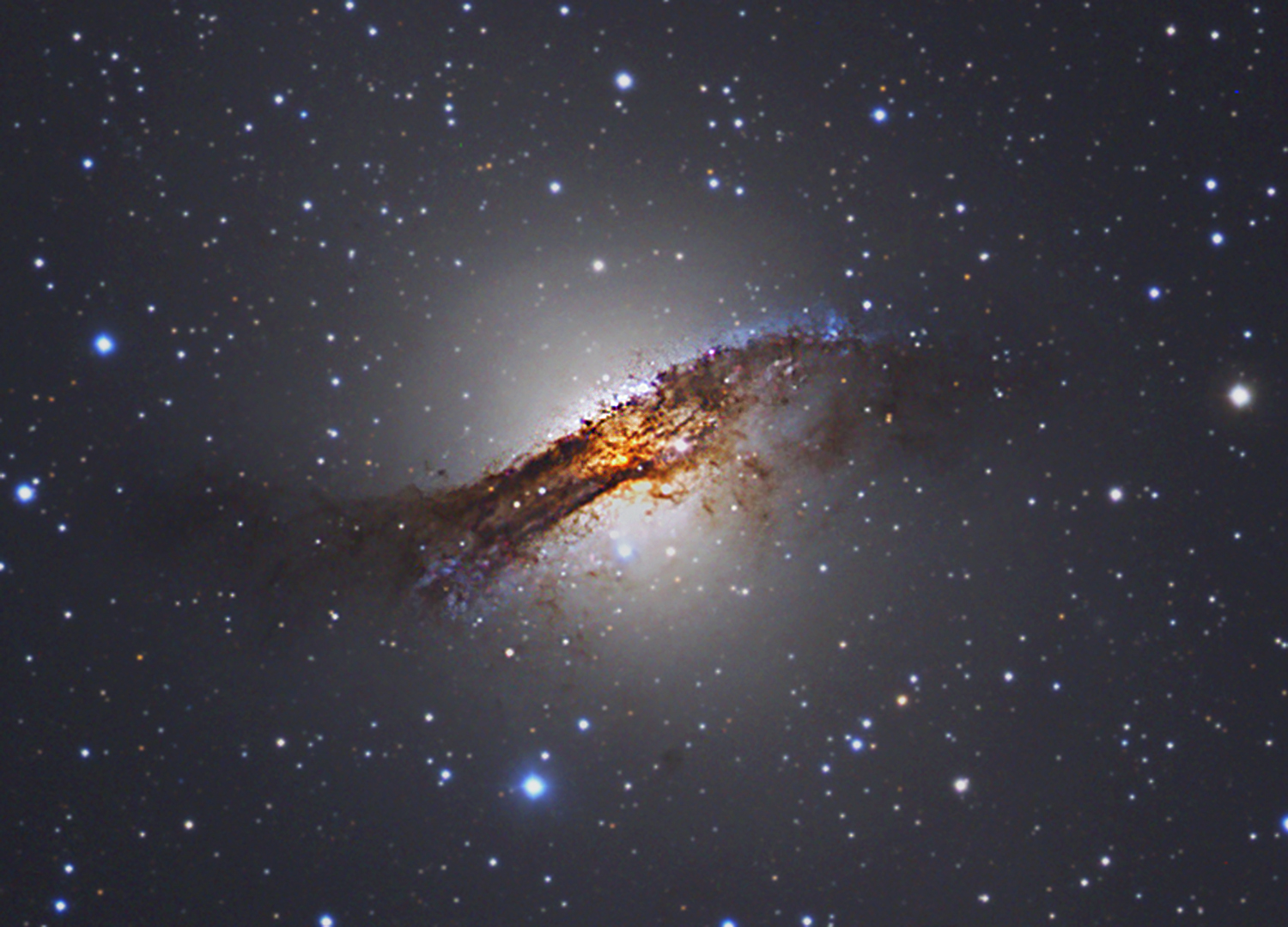 Centaurus A an intricate dust lane