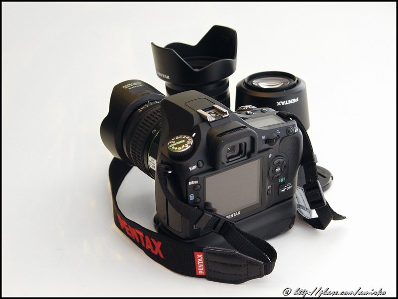 Pentax K200D with lenses