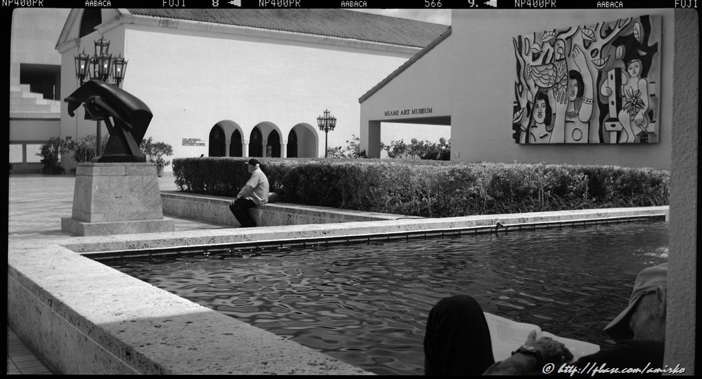 Downtown Miami with Kodak Brownie No. 2A Model C